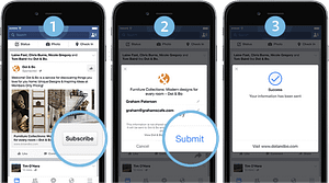 Lead forms flow on Facebook ads