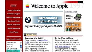 Old Site design