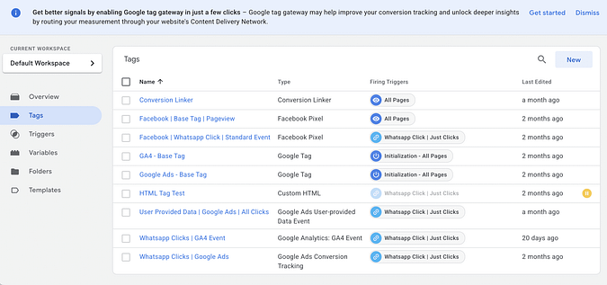 Google Tag Manager Setup